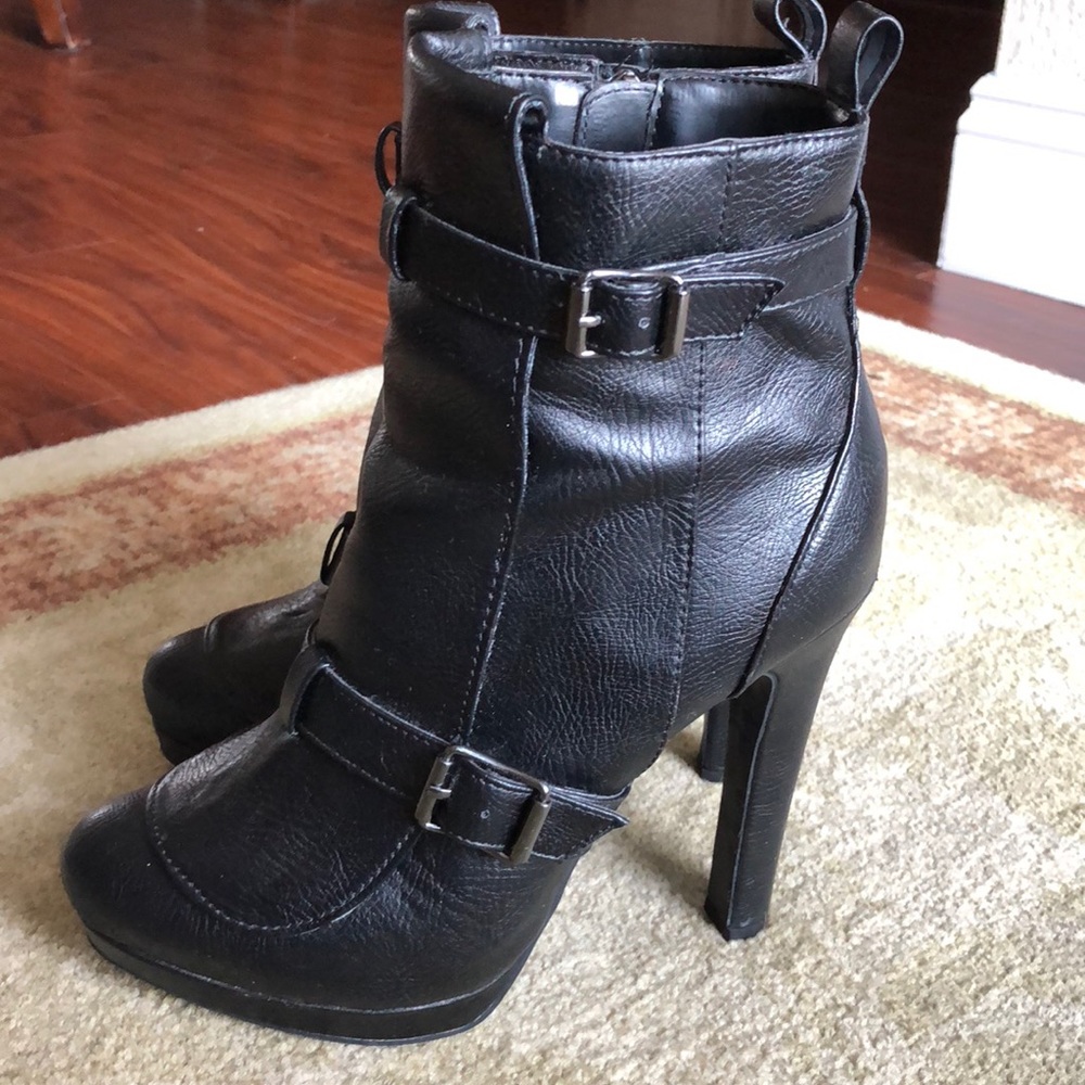 Vera Wang Platform Booties